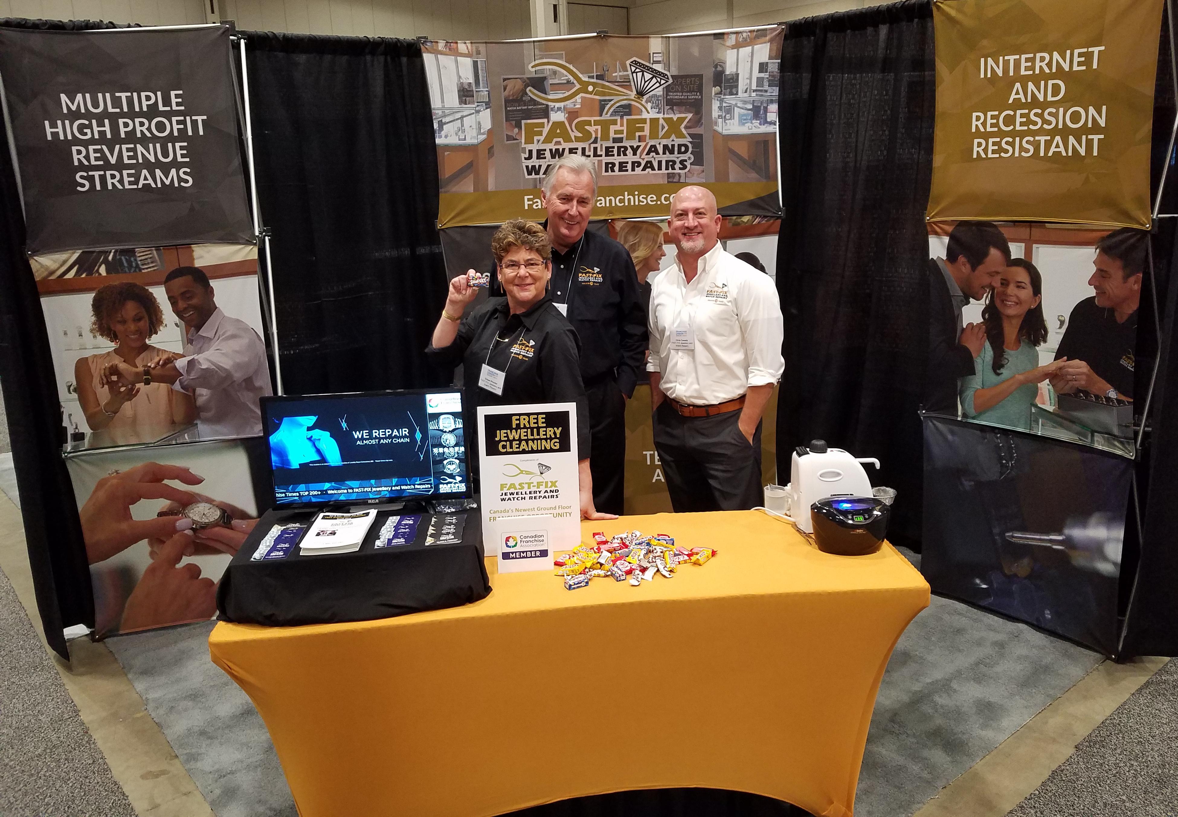 Fast Fix team at Canada Franchise Show