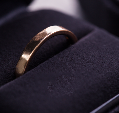 Ring in holder
