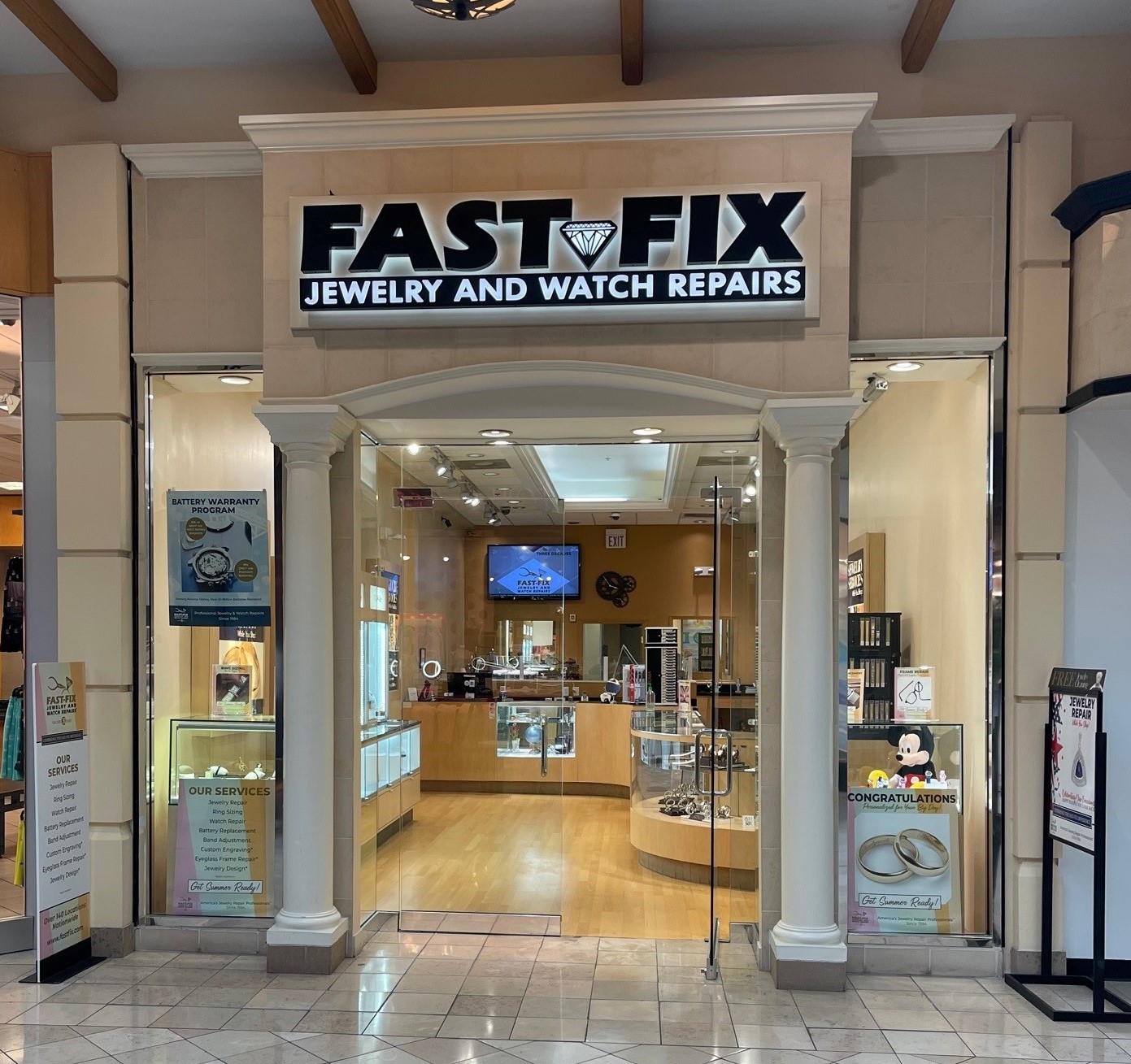 Store front at Westshore Plaza Mall